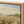 Close-up of the frame corner and canvas edge on Field of Grace