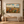 High Summer framed wall art in an entryway above a console table