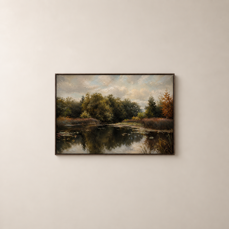 Landscape framed wall art collection