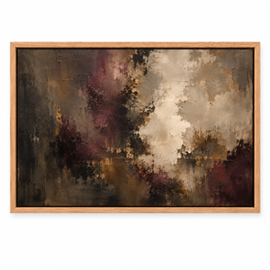 October Nocturne framed canvas wall art by Keeping Sunday