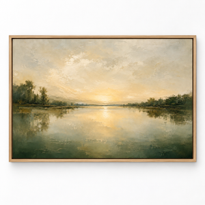 Open Water framed canvas wall art by Keeping Sunday