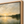 Close-up of the frame corner and canvas edge on Open Water