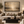 Still Horizon framed wall art in a black frame in a modern living room