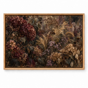 The Forgotten Garden framed canvas wall art by Keeping Sunday