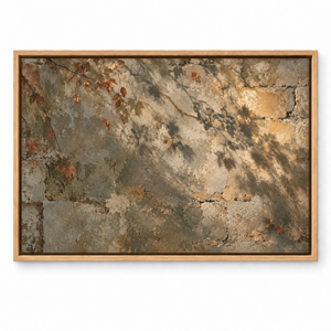 The Golden Leaves framed canvas wall art by Keeping Sunday