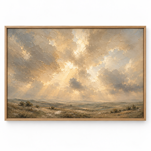 The Great Light framed canvas wall art by Keeping Sunday