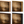 Frame finish options for The Quiet Burn: natural oak, walnut, black, antiqued gold and silver