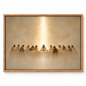 The Quiet Light framed canvas wall art by Keeping Sunday