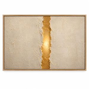 The Veil Torn framed canvas wall art by Keeping Sunday